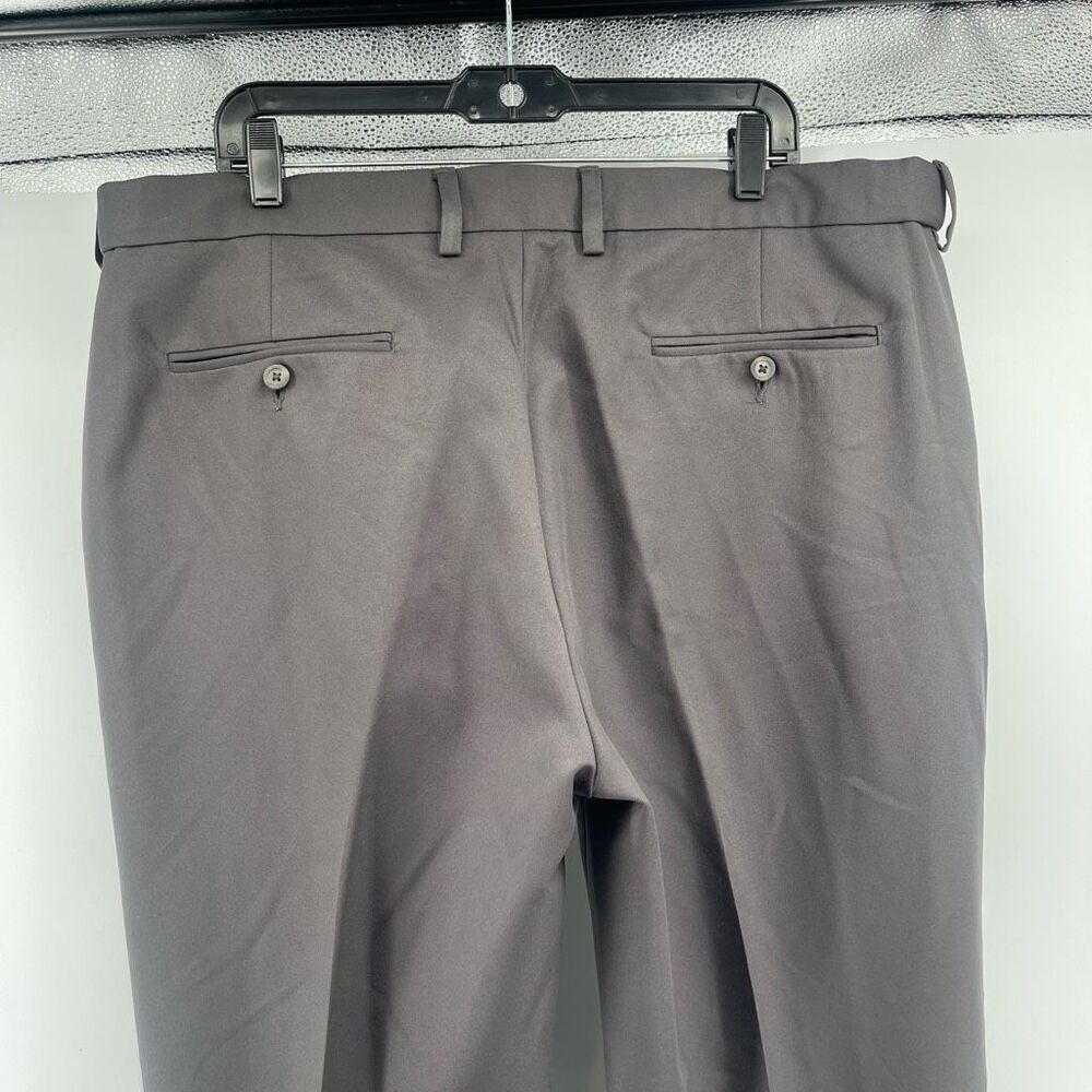 Amazon Essentials Men’s Grey Flat Front Straight … - image 10